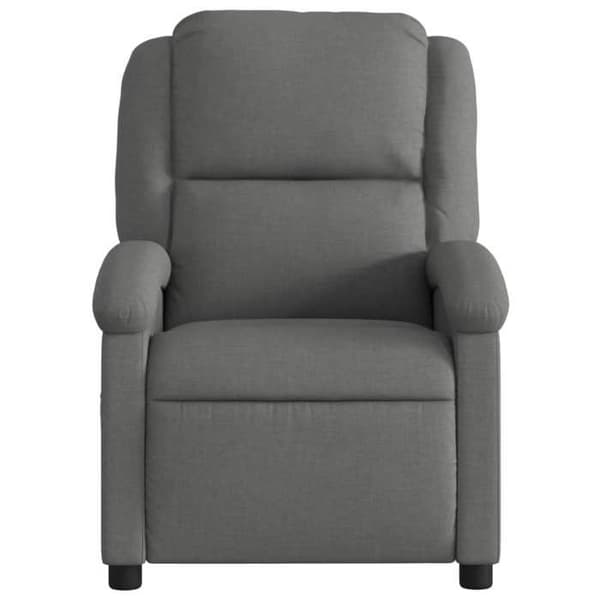 Maison Exclusive - Grått tyg lutande massagefåtölj