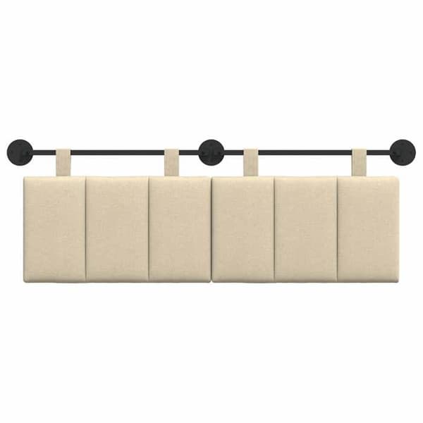Maison Exclusive - Hängande sänggavel Creme tyg