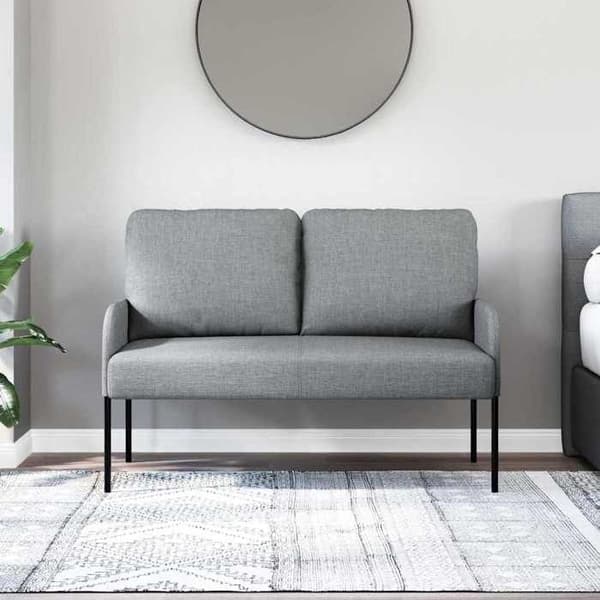 Maison Exclusive - Sofaer med pude 110cm Lys grå Krydsfiner