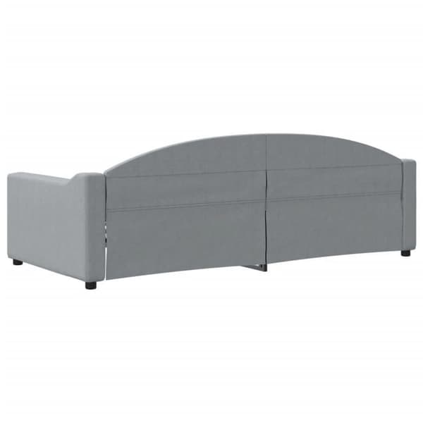 Maison Exclusive - Sengebund uden madras lys grå 90x200 cm stof