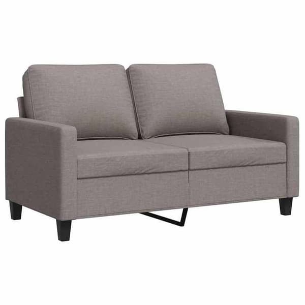 Maison Exclusive - Soffa 2-sits Taupe 120 cm Tyg