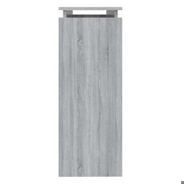 Maison Exclusive - Consolebord Sonoma grå 102x30x80 cm Ingeniørtræ