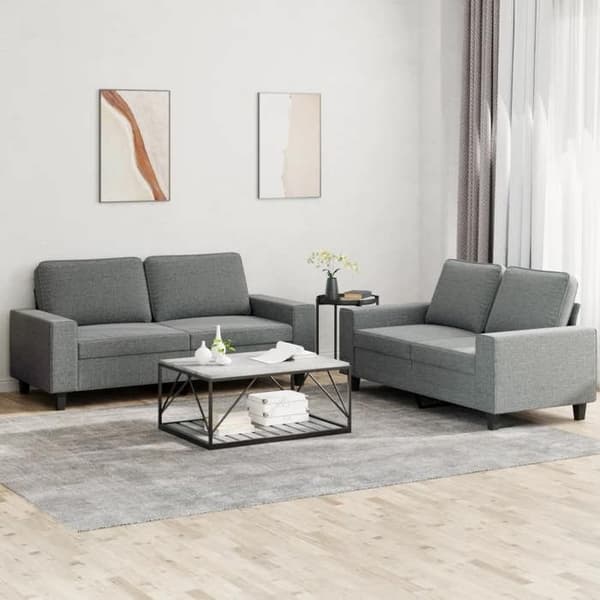 Maison Exclusive - 2 kpl tummanharmaita sohvia kankaat