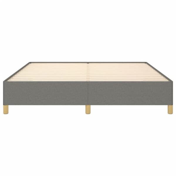 Maison Exclusive - Tummanharmaa jousipatja 180x200 cm kangas mörkgrå