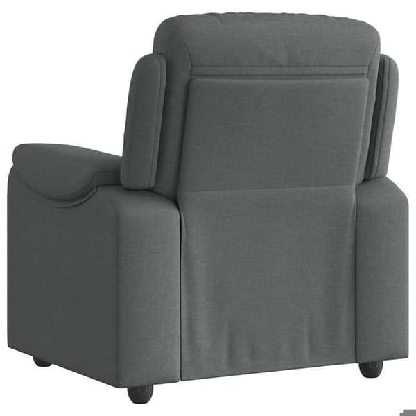 Recliner - EXKLUSIV HEM - Recliner - Mörkgrå tyg - Lutning 135° - Sidoficka Mörkgrå
