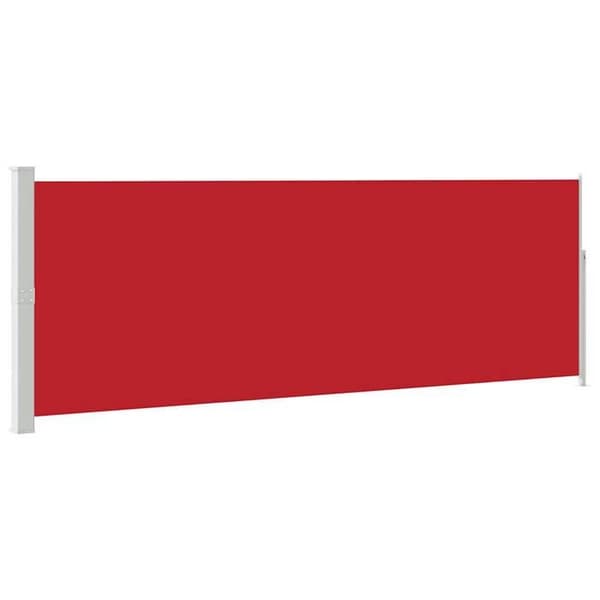 Maison Exclusive - Fällbart sidotak 160 x 500 cm Röd