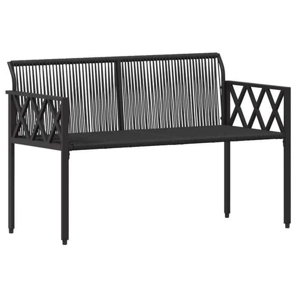Maison Exclusive - Utomhusbänkar 2-sits 116 x 56 x 75 cm polyrotin