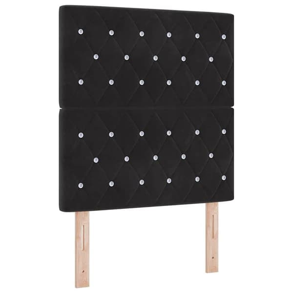 Maison Exclusive - Musta pääty 80 cm Sametti Svart