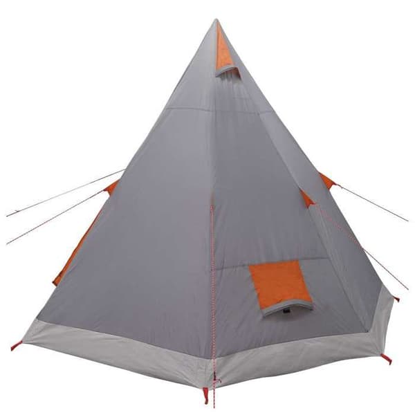 Maison Exclusive - 3 personer Grå og orange Polyester 185T med PU-belægning