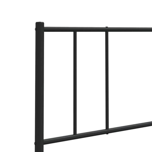 Maison Exclusive - Erstatnings hovedgærde i sort metal 80 cm