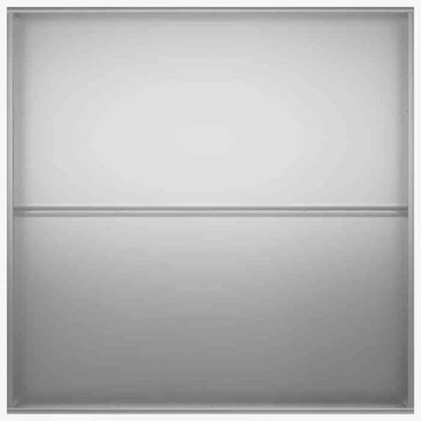 Maison Exclusive - Silverfärgad kruka för trädgård 80 x 80 x 20 cm Galvaniserat stål