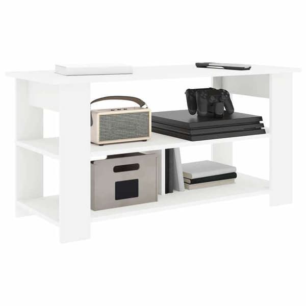 Maison Exclusive - Valkoinen televisioteline 100 x 40 x 50 cm