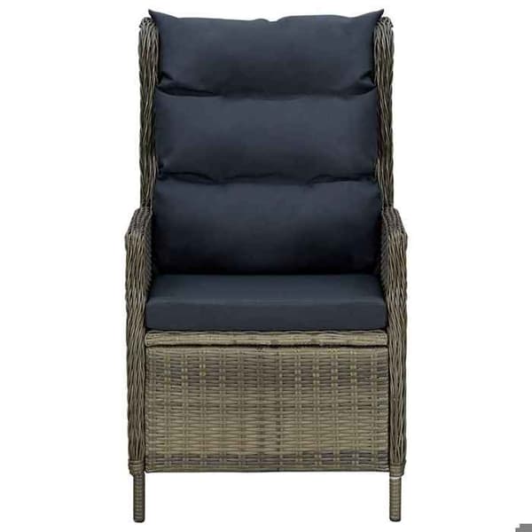 Maison Exclusive - 9 osan puutarhapöytäryhmä Ruskea brun