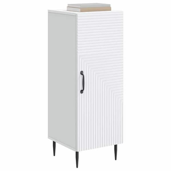 Maison Exclusive - Buffé Vit 33 x 34,5 x 89,5 cm Ingenjörsträ