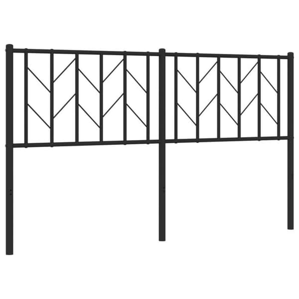 Maison Exclusive - Erstatnings hovedgærde i sort metal 150 cm