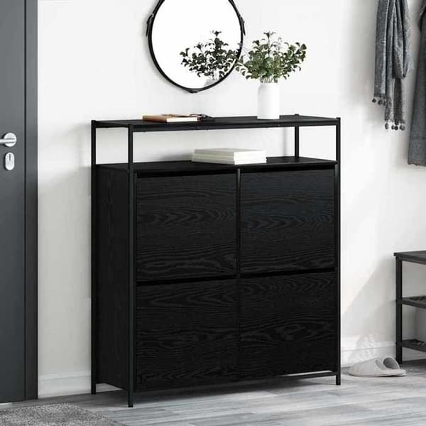 Maison Exclusive - Skoskab 100 x 34 x 112 cm Ingeniørtræ