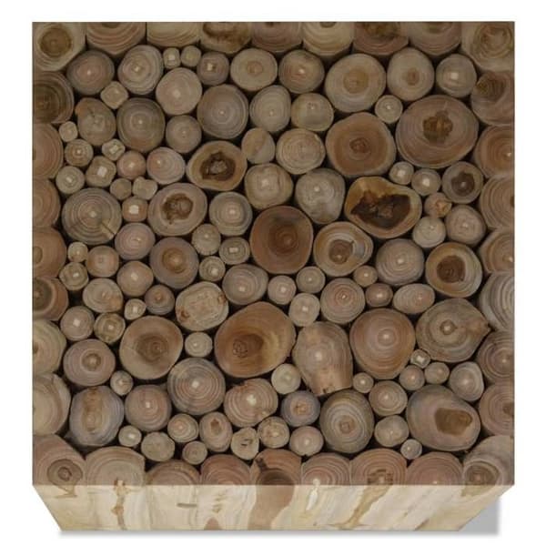 Maison Exclusive - Ægte teaktræ sofabord 50x50x35 cm