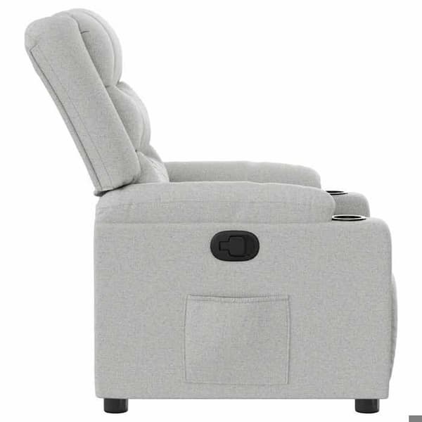 Maison Exclusive - Grå moln tyg reclinerfåtölj