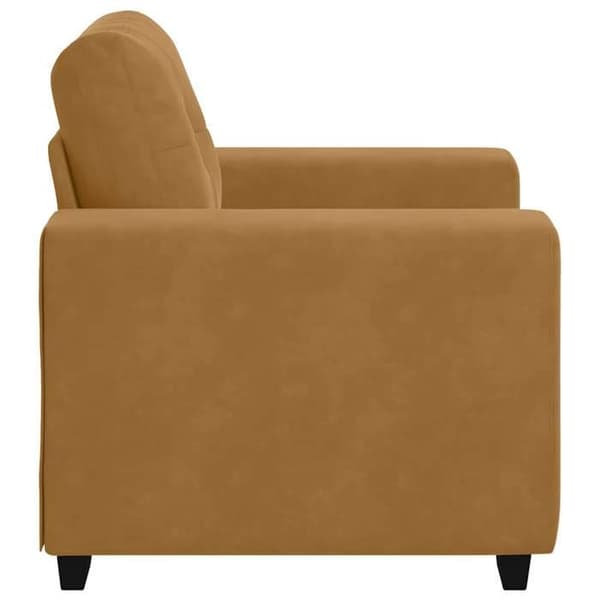 Maison Exclusive - Ruskea nojatuoli sohva 100x78x80 cm sametti