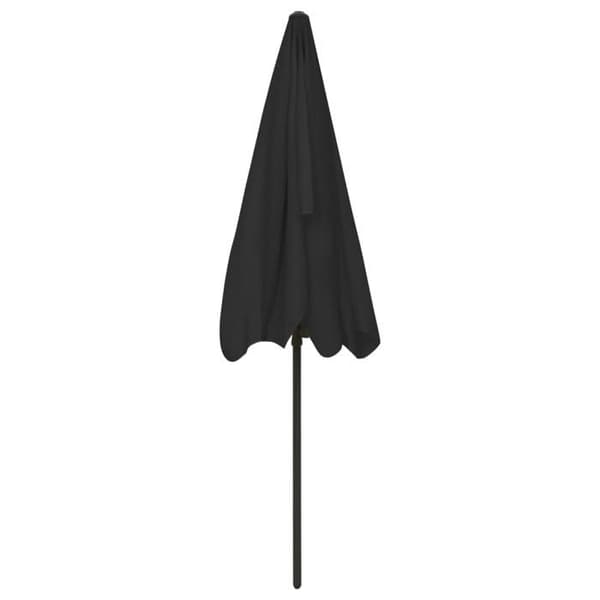 Maison Exclusive - Musta rantavarjo 200x125 cm Svart