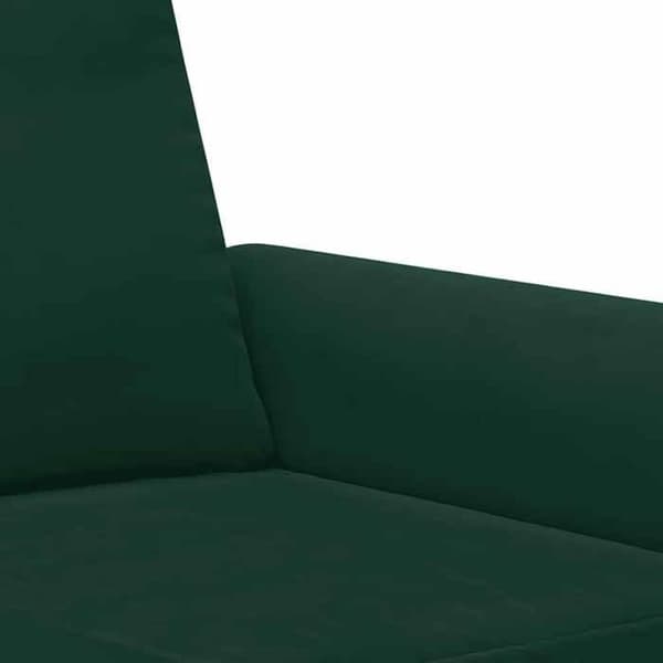 Maison Exclusive - Sæt af 2 sofaer med mørkegrønne velourpuder