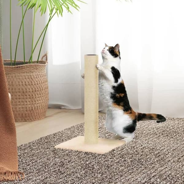 Maison Exclusive - Kattträd Kräm 22x22x45 cm Grädde