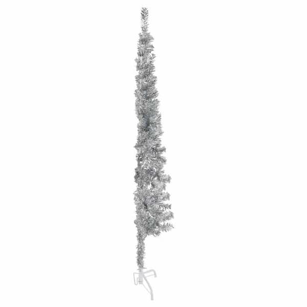 Maison Exclusive - Ohut keinokuusi hopeatuella 120 cm Silver