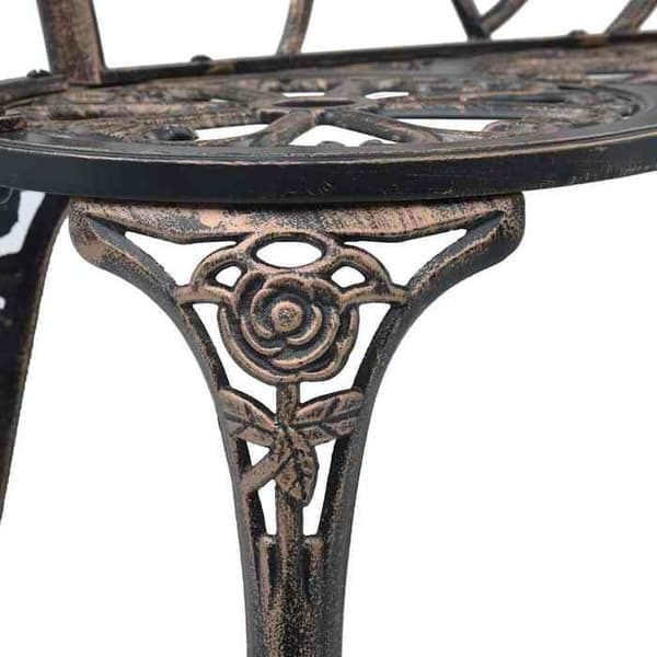 Havemøbel - EKSKLUSIV HUS - 100 cm - Bronze - Støbt aluminium - 2 pladser Brons