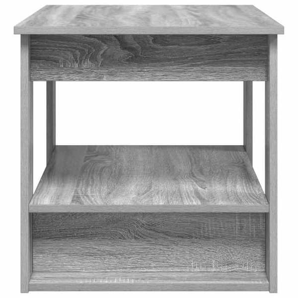 Bord - EKSKLUSIV HUS - Grå Sonoma 72x50x50 cm - Ingeniørtræ - Rektangulær - Hylder Gris Sonoma