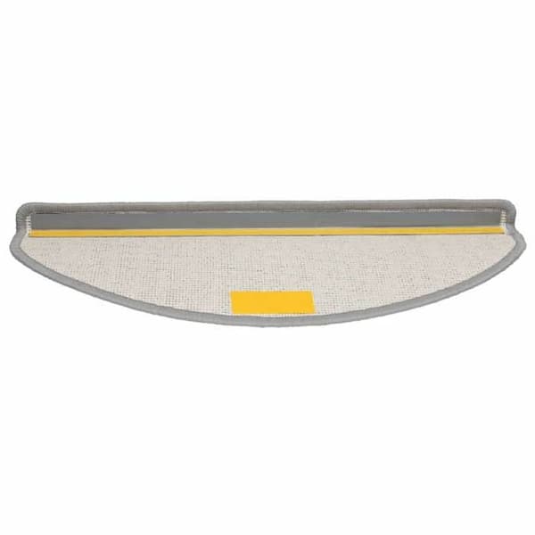 Maison Exclusive - Trappe tæppe 30 stykker 65 x 21 x 4 cm Grå Halvcirkel Stor