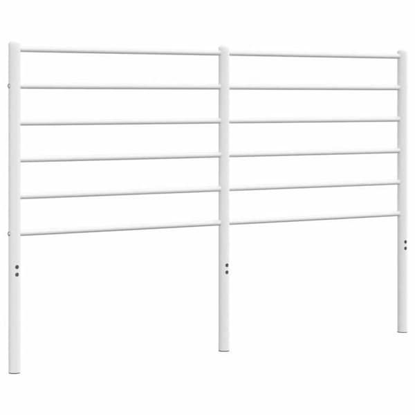 Maison Exclusive - Erstatnings hovedgærde metal hvid 150 cm