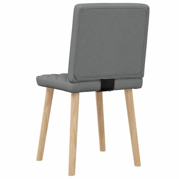 Maison Exclusive - Matstolar set om 2 mörkgrå tyg