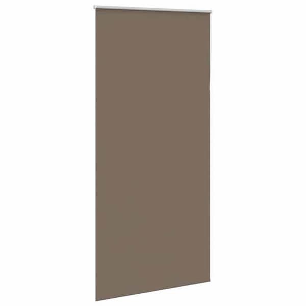 Maison Exclusive - Mörkläggande rullgardin kaffe 110x210cm tygbredd