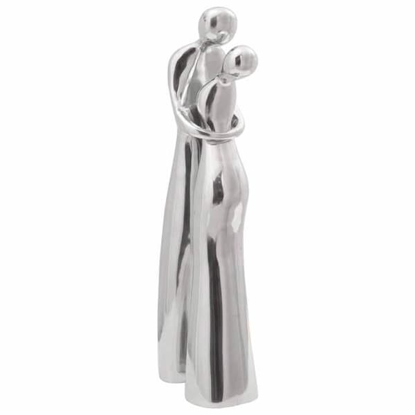 Maison Exclusive - Skulptur i silver 10 x 16 x 49 cm Aluminium Silver