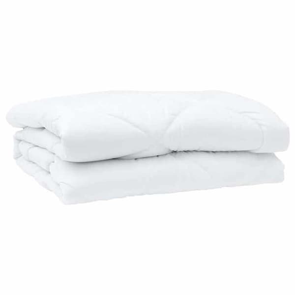 Maison Exclusive - Sommerdyne 242 x 220 x 3 cm Sommer Polyester Hvid Åndbar