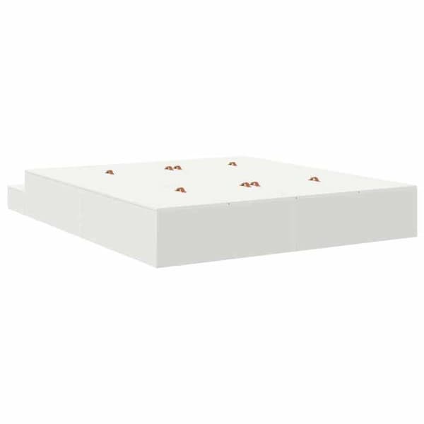 Maison Exclusive - Sängram med förvaring Vit 180 cm Ingenjörsträ Vit