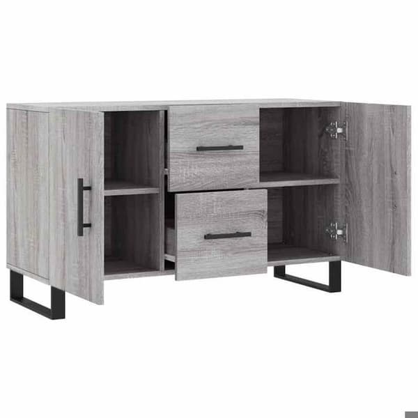 Maison Exclusive - Buffé Sonoma grå 100x36x60 cm ingenjörsträ