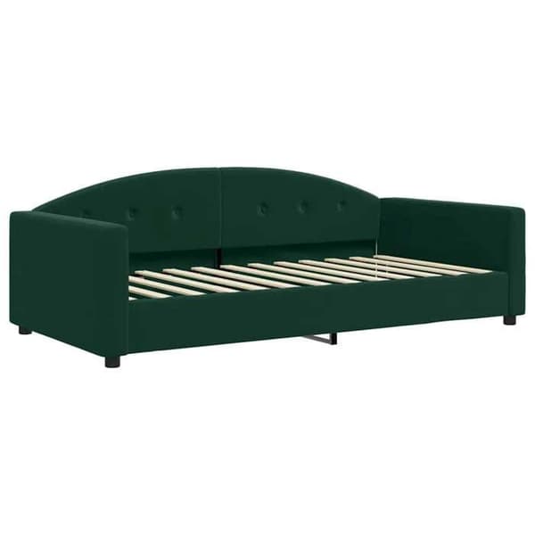 Maison Exclusive - Dagbädd med mörkgrön madrass 100x200 cm sammet Mörkgrön