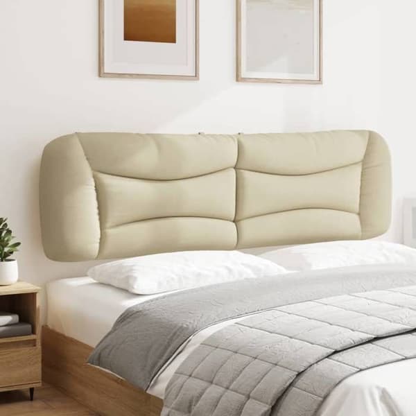 Maison Exclusive - Hvar-tyynynpäällinen, vaalea 180 cm kangas Grädde