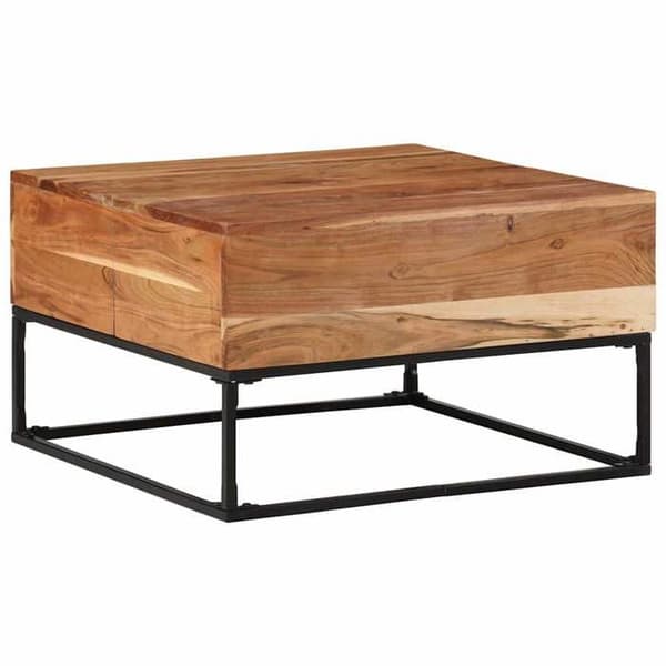 Maison Exclusive - Soffbord 68x68x41 cm i solid akaciaträ
