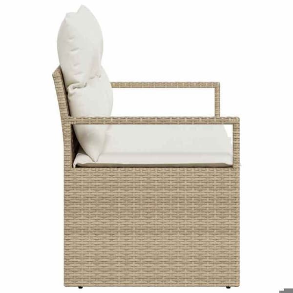 Trädgårdsoffan - EXKLUSIV HEM - 120 x 62 x 69 cm - Polyrotin - Modulär - Beige
