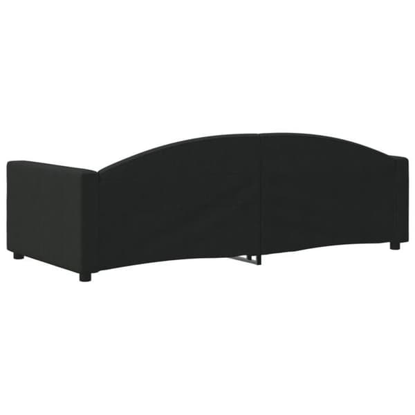 Maison Exclusive - Sengebund uden madras sort 90x200 cm stof