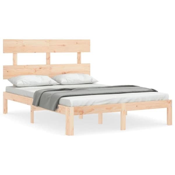 Maison Exclusive - Patja ilman runkoa 140x190 cm massiivipuusta