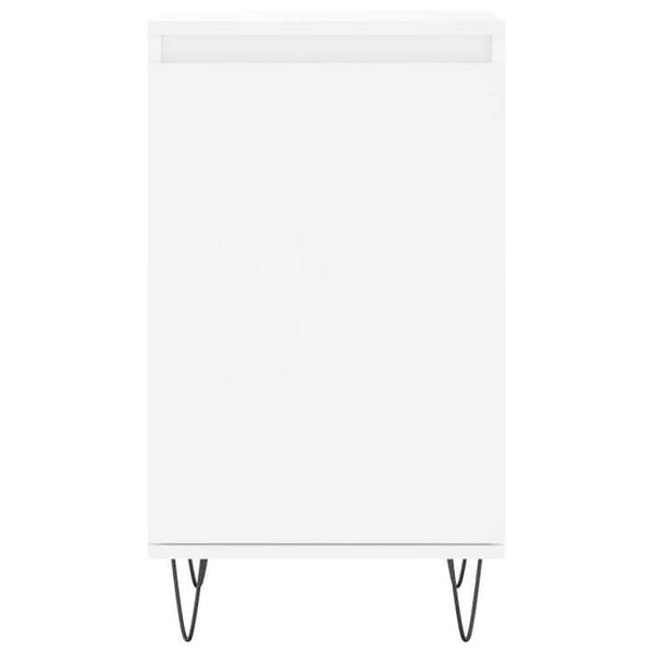 Maison Exclusive - Hvidt buffet 40x35x70 cm ingeniørtræ