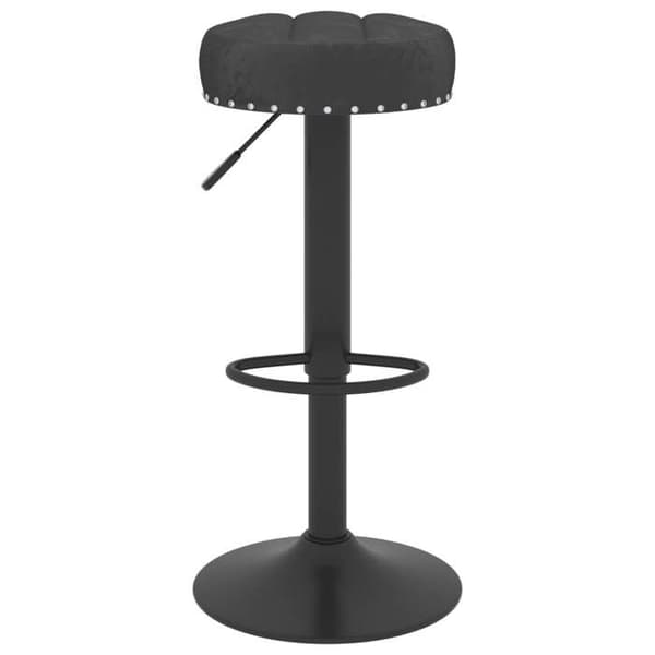 Maison Exclusive - Barstolar set om 2 svart sammet