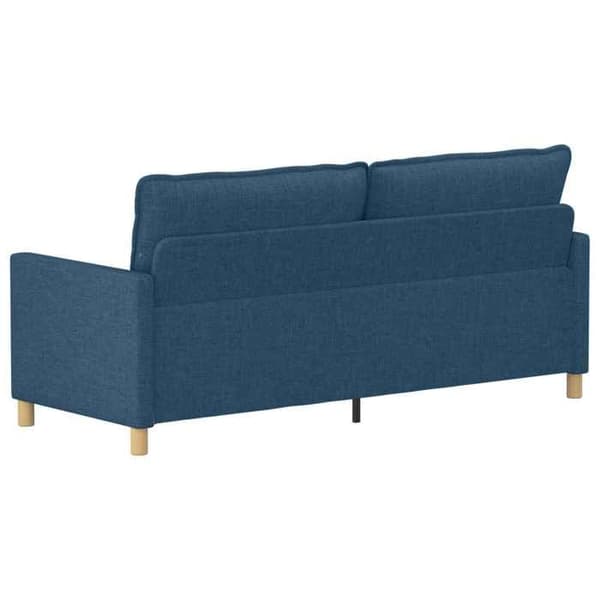 Maison Exclusive - Soffa Blå 196 x 81 x 87,5 cm Tyg