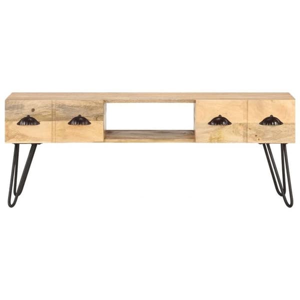 Maison Exclusive - TV-möbel 120x35x45 cm i solid mangoträ