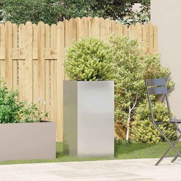 Maison Exclusive - Jardinière 40x40x80 cm rustfrit stål