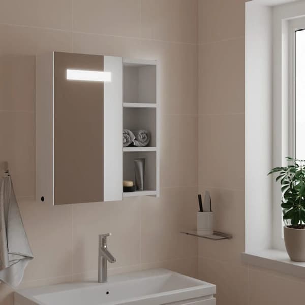 Maison Exclusive - Peilikaappi LED-valolla 45x13x52 cm
