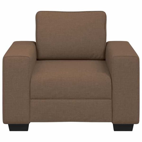Maison Exclusive - Fåtölj soffa brun 100x77x82 cm i tyg brun